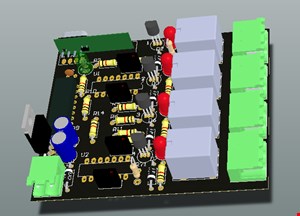 PCBریموت کنترل4کانال کدلرن