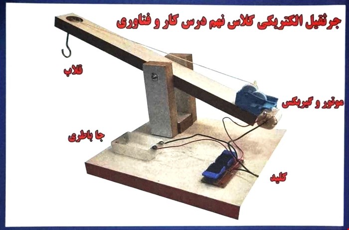 کیت جرثقیل دانش آموزی 