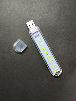ماژول چراغ LED هشت تایی USB دارای قاب محافظ