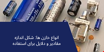 همه چی دربارهٔ خازن‌ها: از شکل و قیافه تا کاربردشون تو مدار